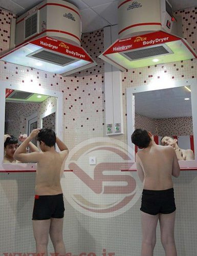 سشوار دیواری و خشک کن بدن